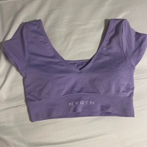 NVGTN Workout Top: Iris Serene Seamless Bra